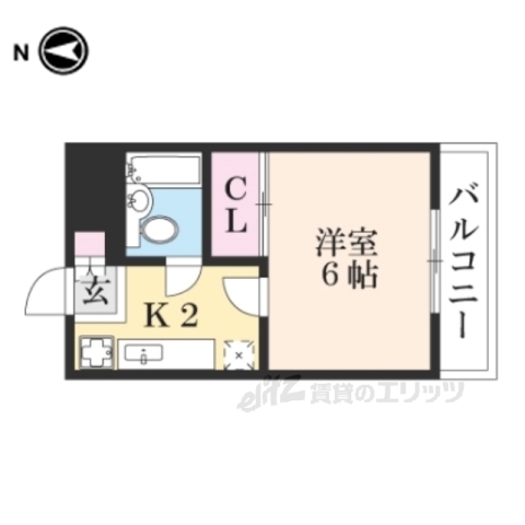 【ハイツ晴斗X２の間取り】