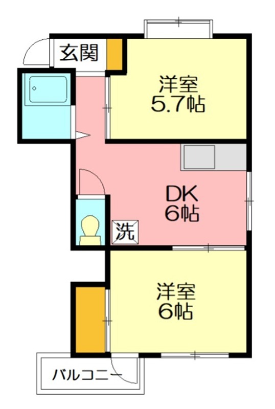 アドバンスフジの間取り