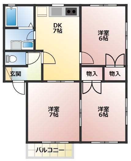 アメニティさとの間取り