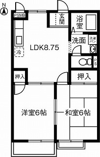 【Ｋ’Ｓ ＨＯＵＳＥ Ｃの間取り】