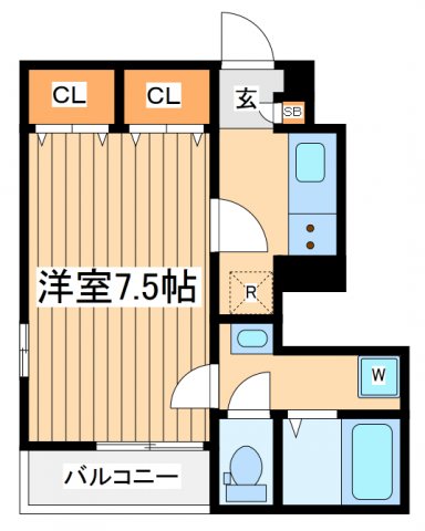 【リブリ・アルモの間取り】