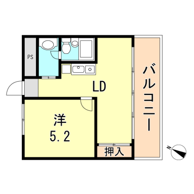 ベッサボーネン芦屋の間取り