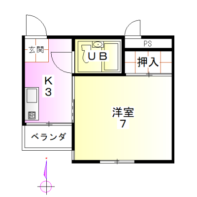 アンバーハウス四条の間取り