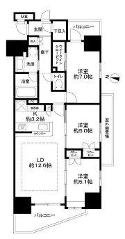 アンビシャス青砥の間取り