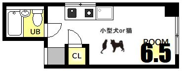 広島市中区舟入本町のマンションの間取り