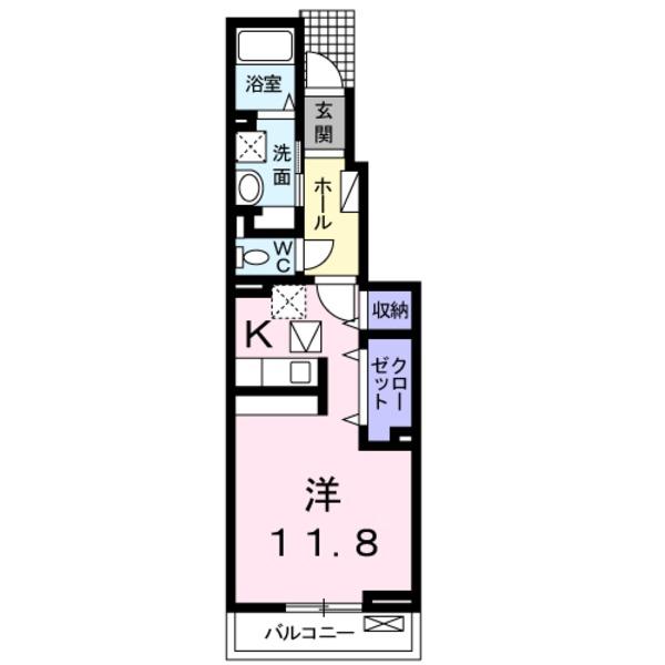 クレール弐番館の間取り