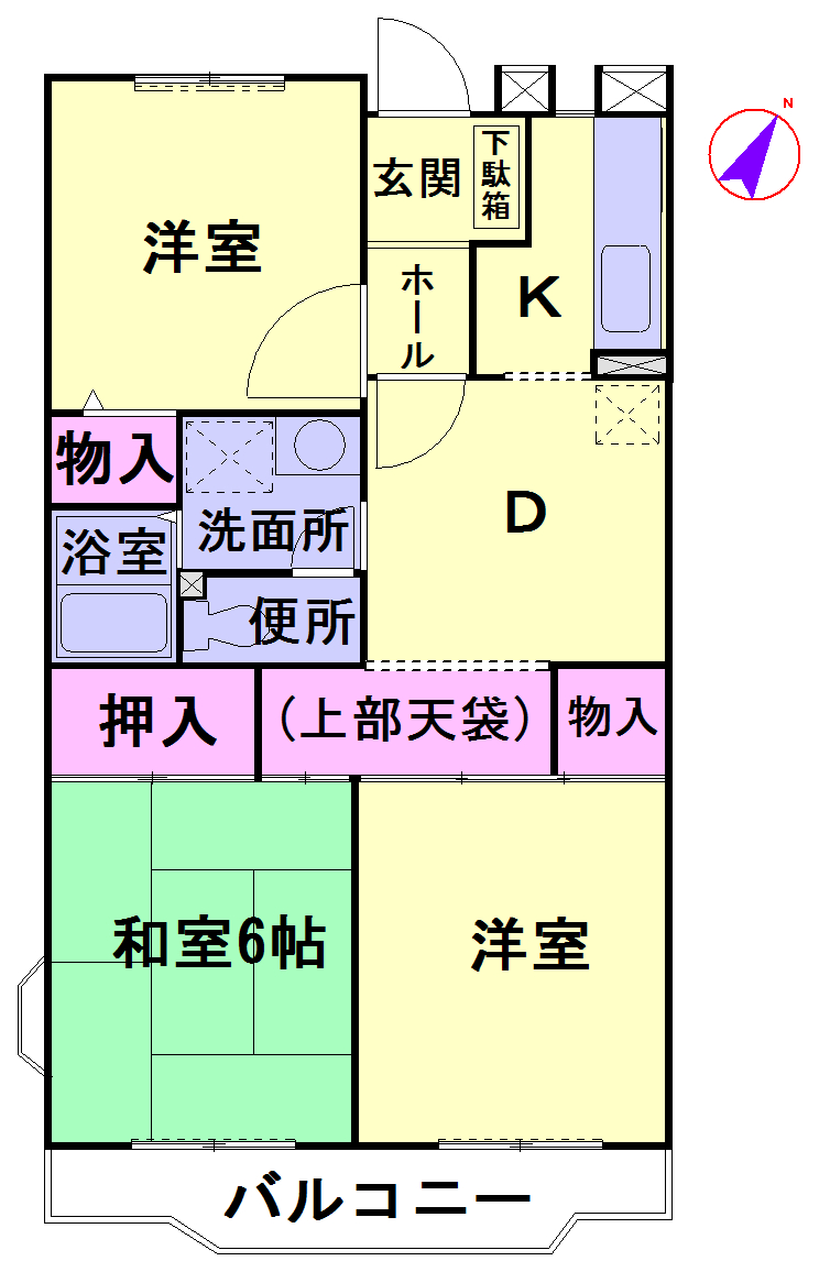 サンハッピー行徳の間取り