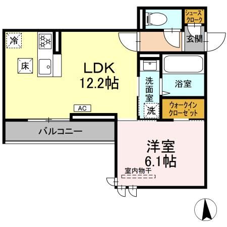 セイル吉備の間取り