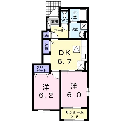 ミルキーウェイの間取り