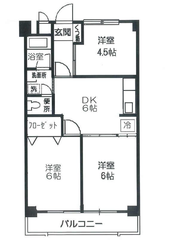 クレインハイツ17の間取り