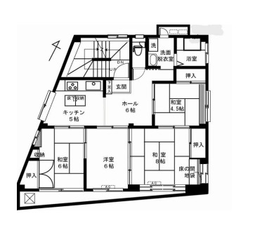 江東区深川のマンションの間取り