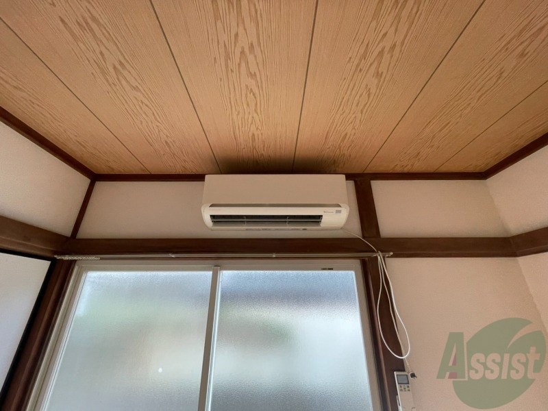 その他設備　エアコンが付いているので夏も冬も快適ですね～