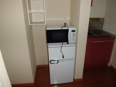 その他　冷蔵庫と電子レンジ。