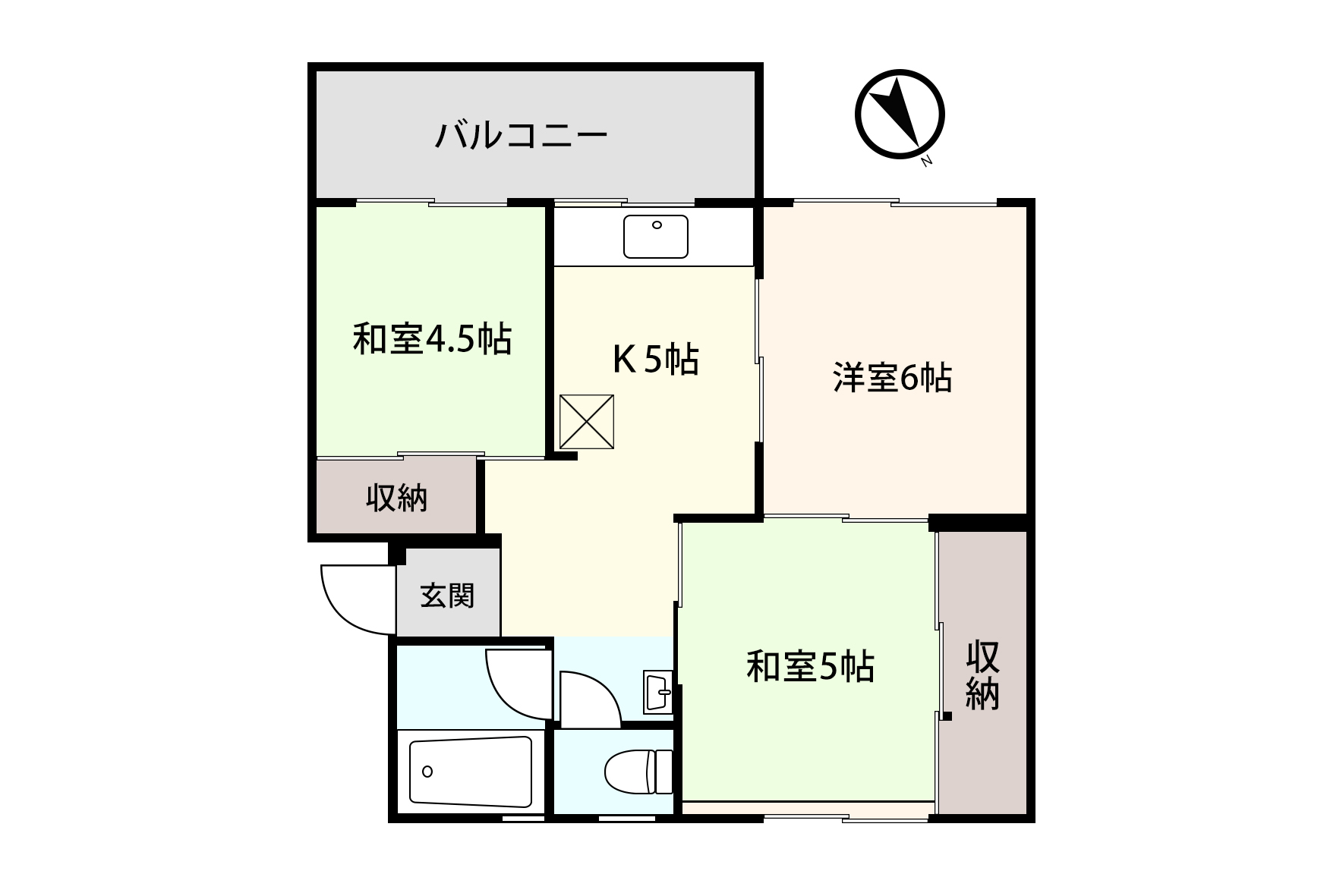 アシスト裾野マンションの間取り