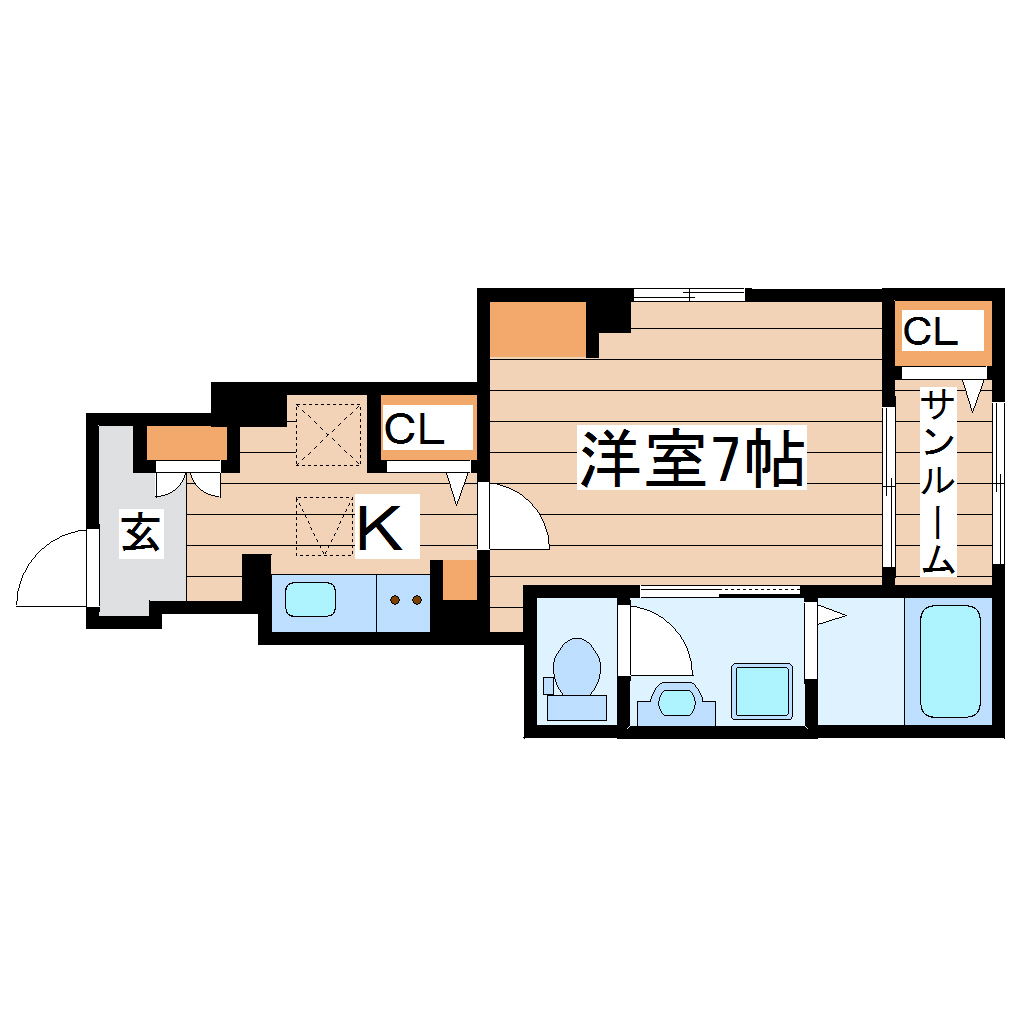 フルール澤の間取り