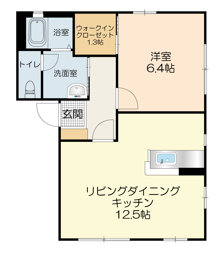 ルミエール山口の間取り