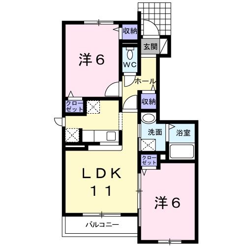 ホワイトスクエアの間取り