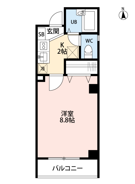 ハピネット五反田の間取り