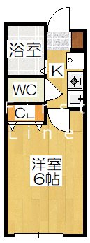 京都市左京区高野泉町のマンションの間取り