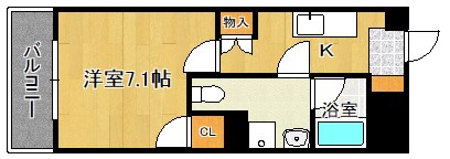 古賀市千鳥のマンションの間取り