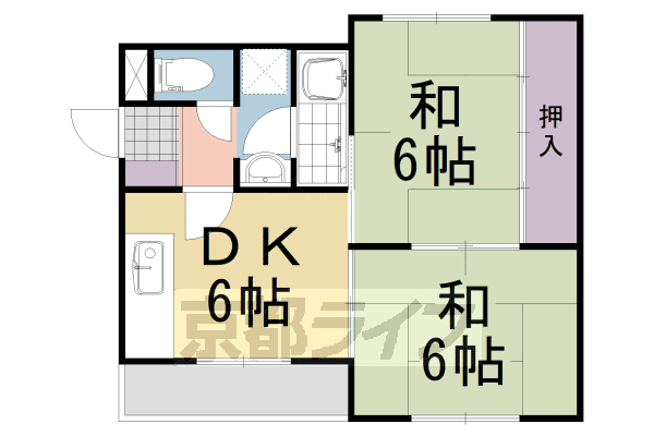 ハイツ山茶花の間取り