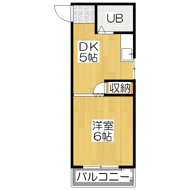 京都市上京区今出川町のマンションの間取り