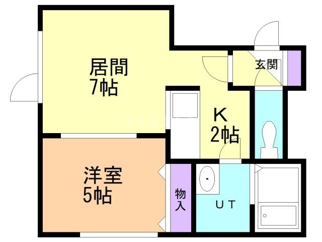 フォレスト平岡IIの間取り