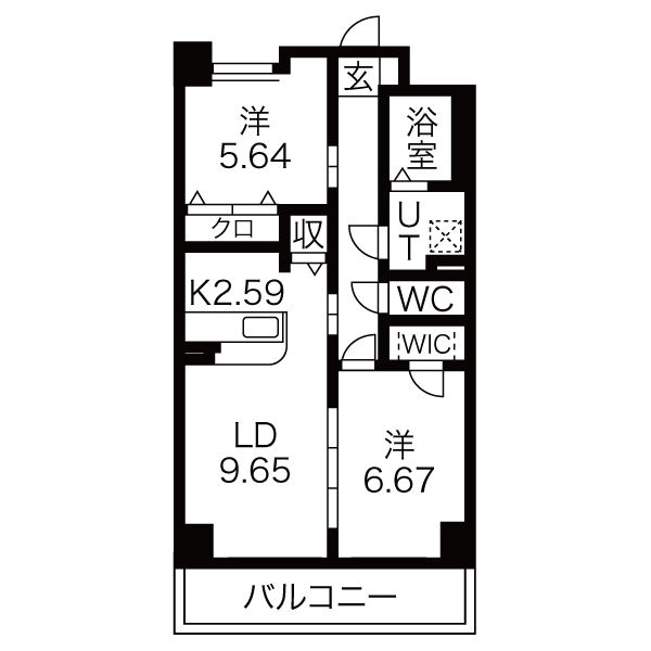 S-FORT鶴舞reale(リアーレ)の間取り