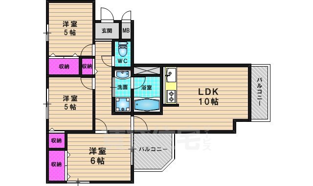 ブエナビスタ嵐山の間取り