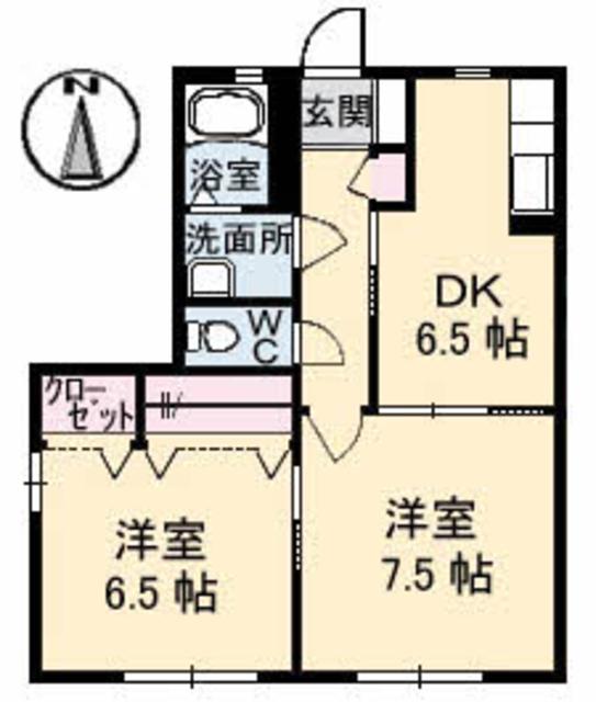 コーポ　シャルダンの間取り