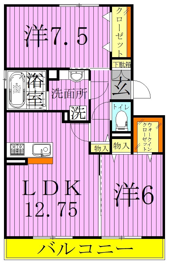 シトロン フレアの間取り