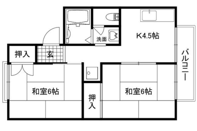 シャルムホワイトの間取り