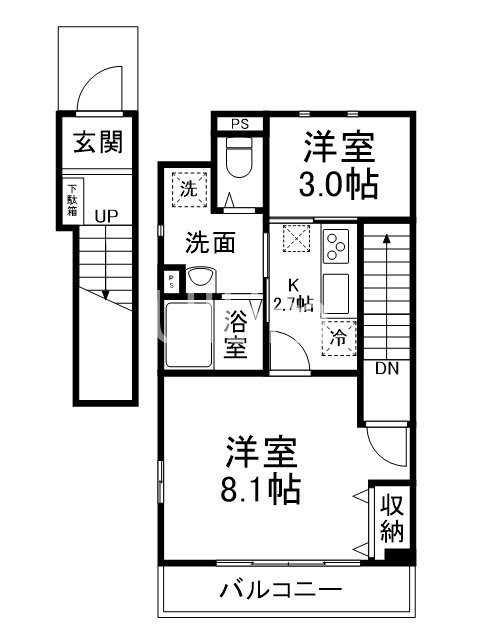 すみれマンションの間取り