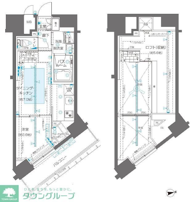 ZOOM新宿御苑前の間取り