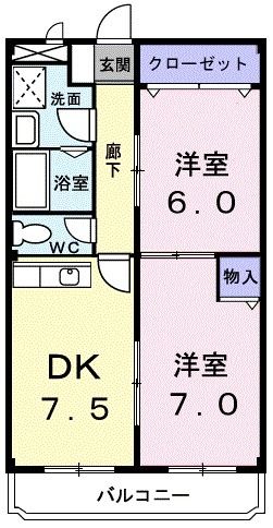 サンフローラルの間取り