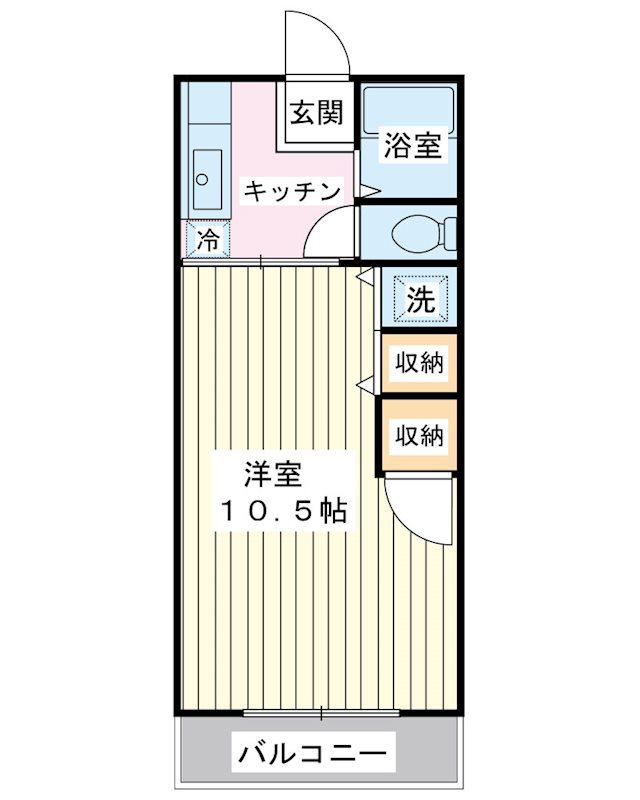 千葉県市川市南行徳２（アパート）の賃貸物件の間取り
