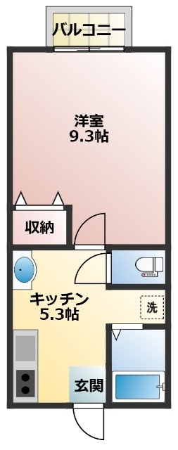 ロイヤルコート川口Ｂ棟の間取り