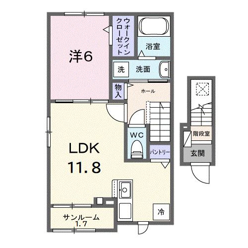 ModernVilla二の岡Aの間取り写真