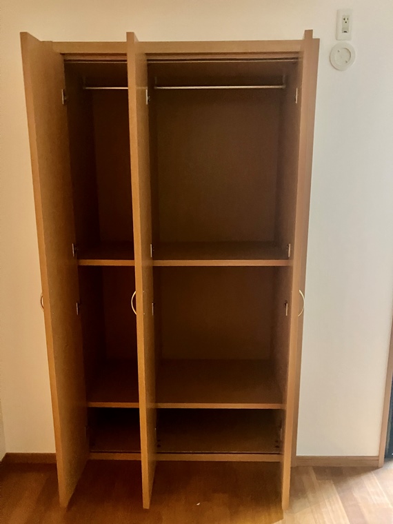 収納　たっぷりとした収納スペースです