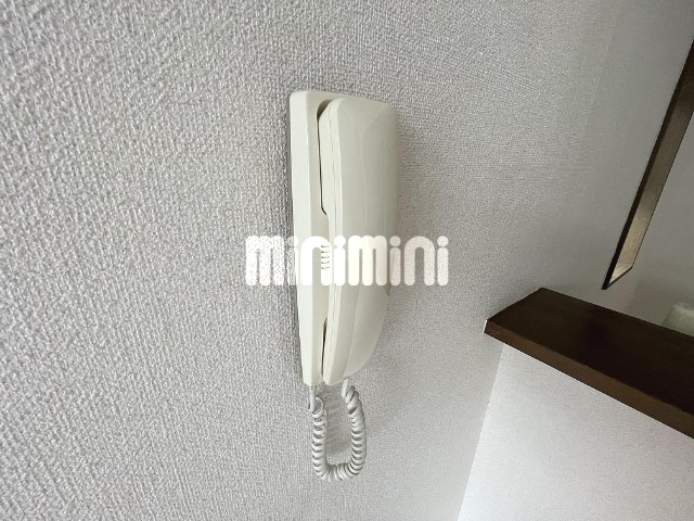 セキュリティ　インターホンで来訪者を確認できます。