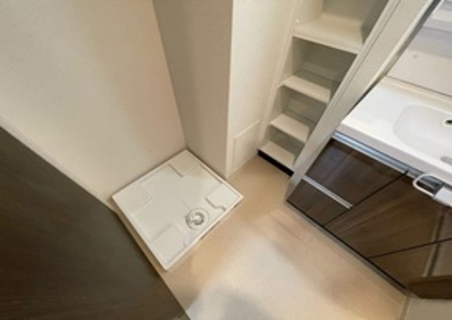 洗面設備　脱衣所　※同タイプの部屋のお写真です