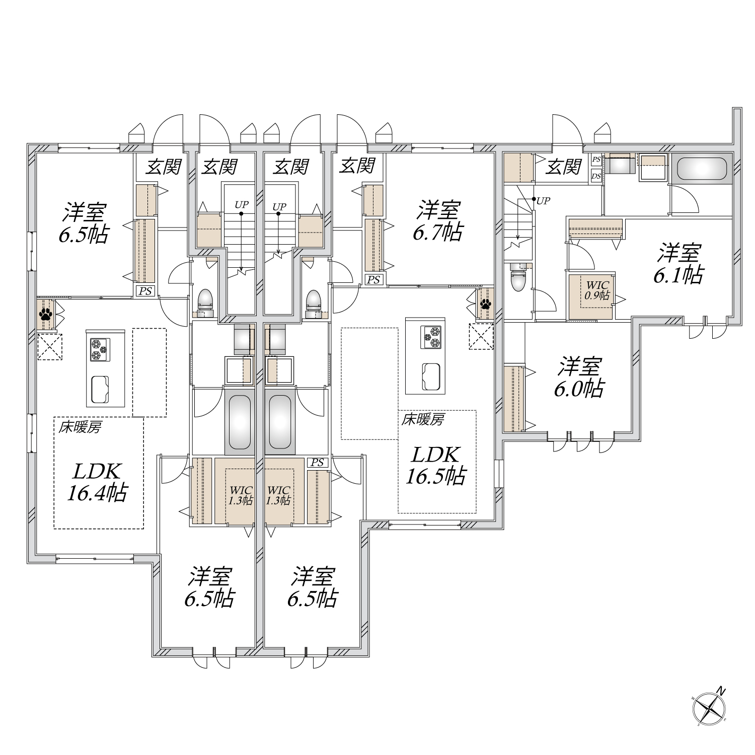 その他　１階全体間取図