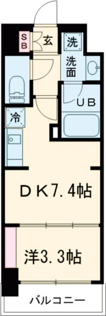 アーバンパーク清澄白河の間取り写真