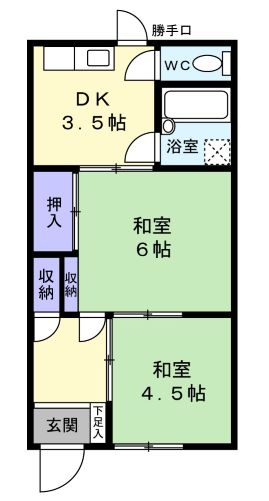 大同マンションの間取り写真