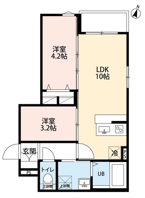 robot home 東林間の間取り写真