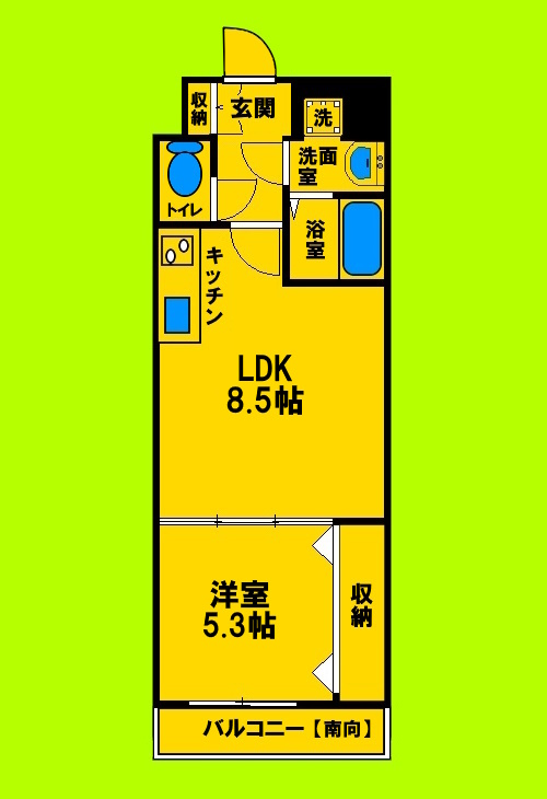 地下鉄御堂筋線 江坂駅 徒歩12分 10階建 築19年の間取り写真