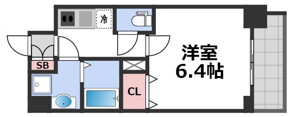 ジアコスモ大阪イーストゲートの間取り