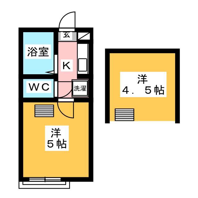 ネストリバーサイド北川の間取り