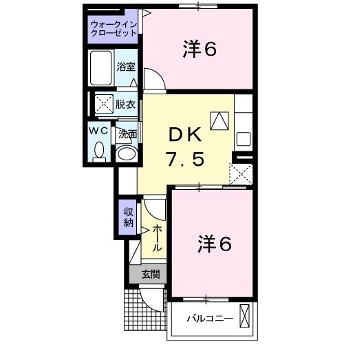 メルヘン　イリ－デの間取り