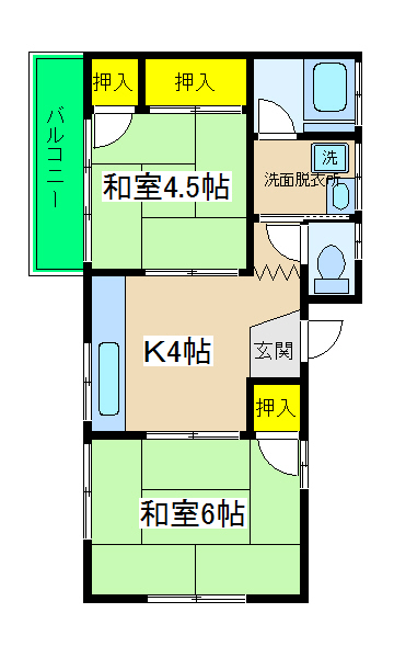 鈴木アパートの間取り